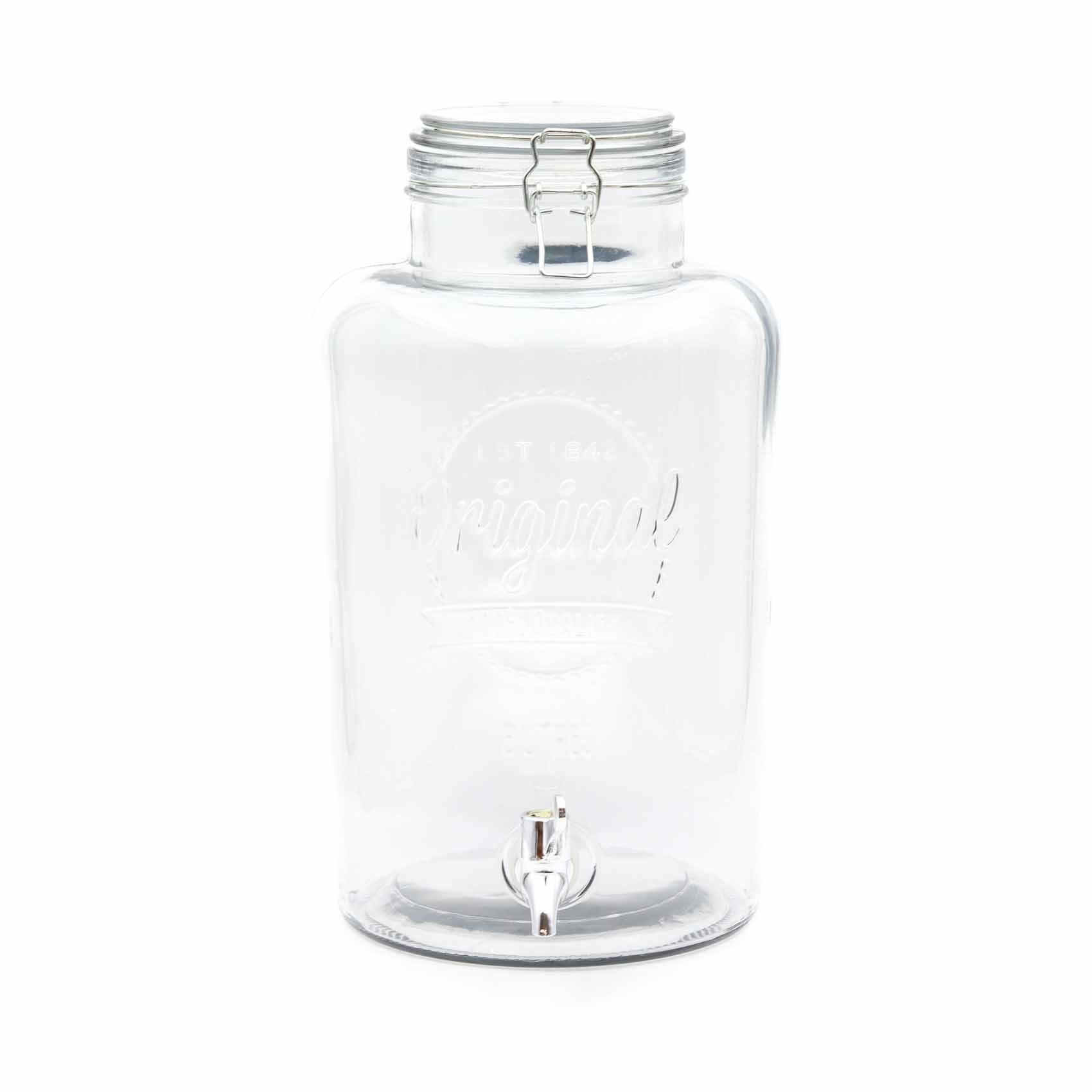 Glazen 8 liter kombuchapot met aftapkraan