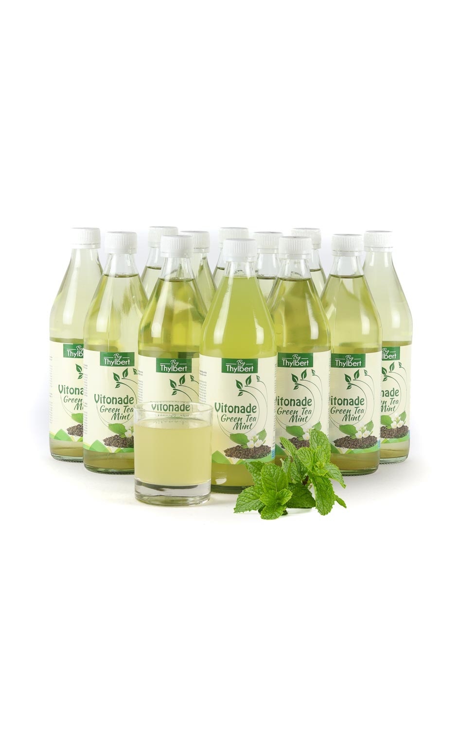 BIO frisdrank Groene Thee Mint - 10 + 2 gratis