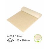 Yogamat Schapenwol 100x200x1,6cm - met bies