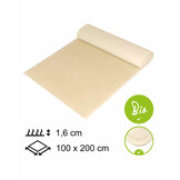 Yogamat Schapenwol BIO 100x200x1,6cm - met bies