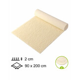 Yogamat Schapenwol 90x200x2cm - met bies