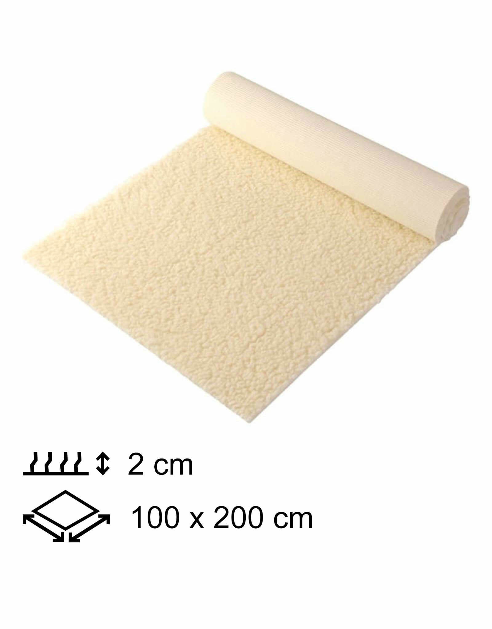 Yogamat Schapenwol 100x200x2cm