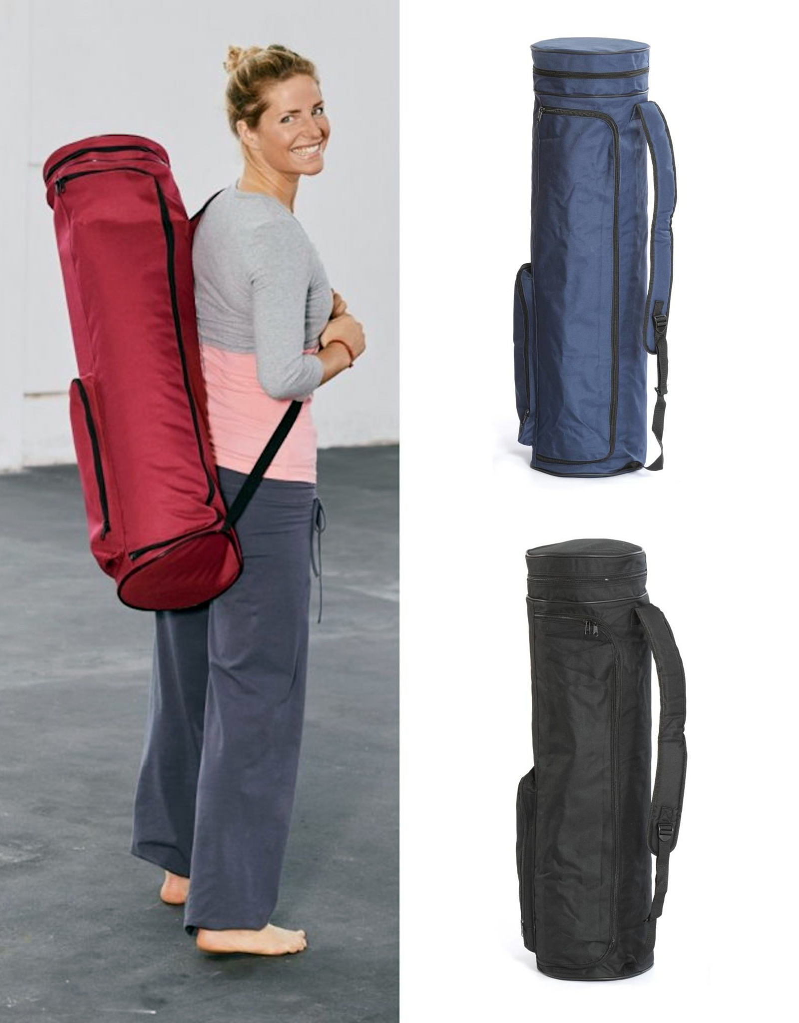 Yogamat Schapenwol 100x200x2cm - met bies