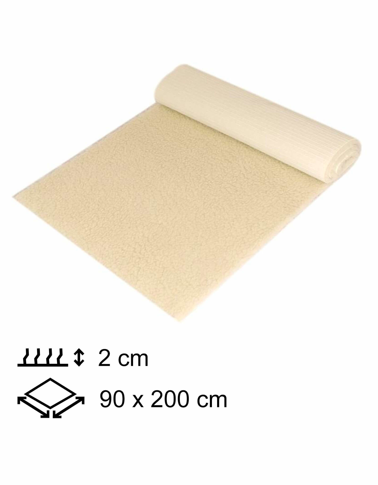 Yogamat Anti-allergie 90x200x2cm