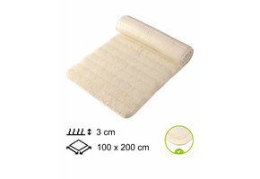 Yogamat Lichtgewicht 100x200x3cm - met bies