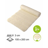 Yogamat Lichtgewicht BIO 100x200x3cm - met bies