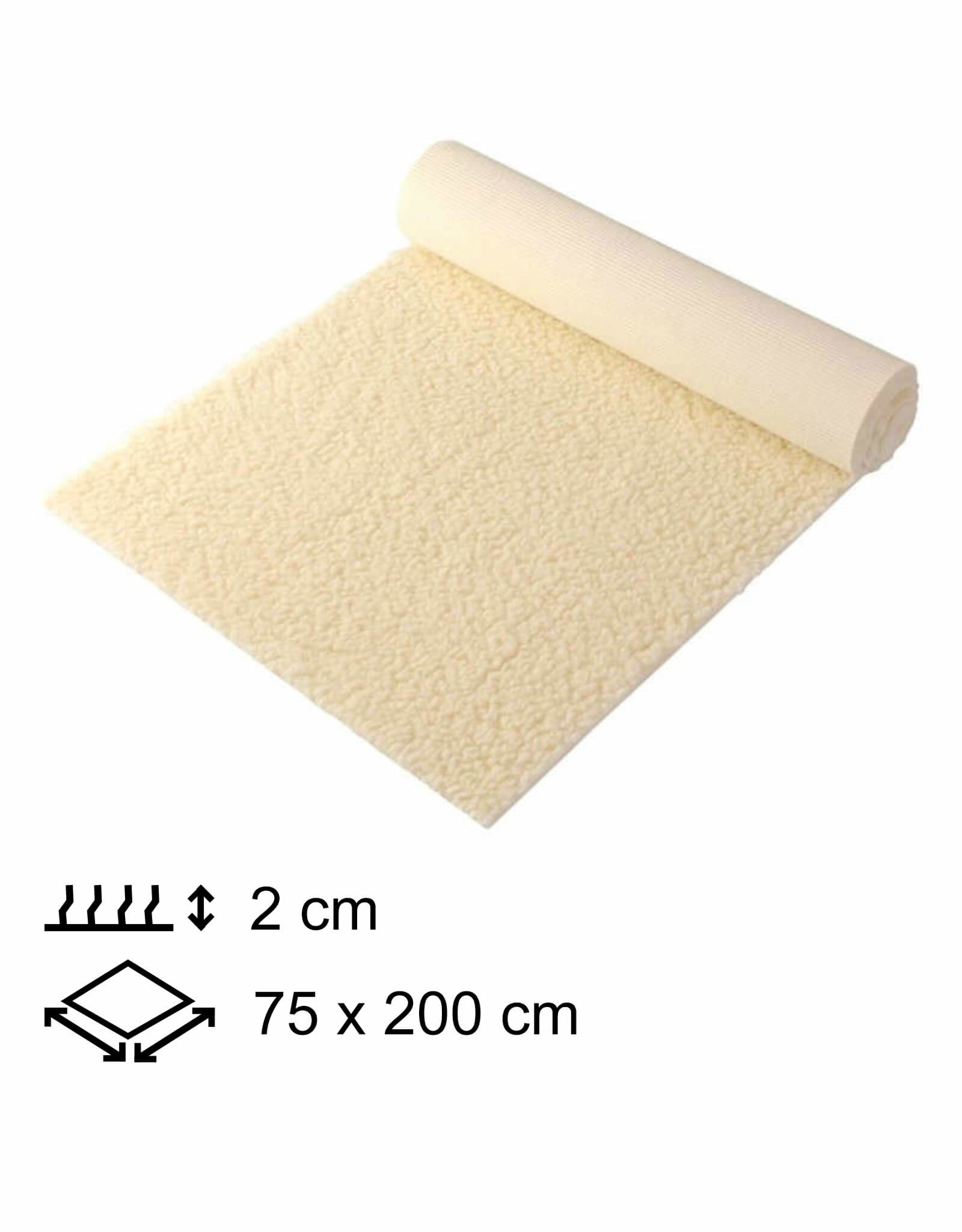 Yogamat Schapenwol 75x200x2cm