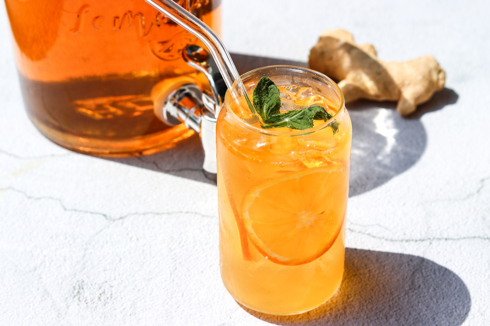 RECEPT: kombucha met sinaasappel en gember