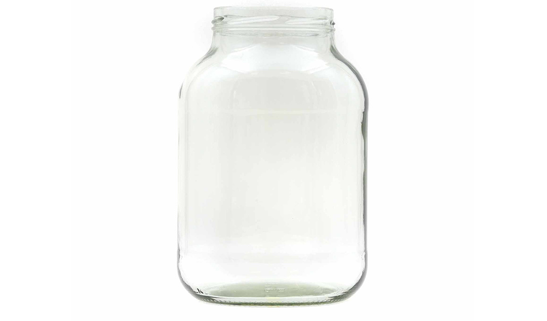 Glazen 2,5 liter kombucha of kefirpot