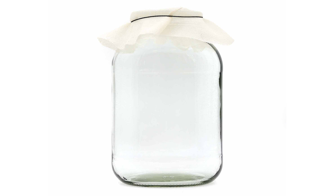 Neteldoek voor het afsluiten van de pot