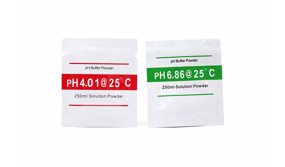 pH meter kalibreren pH buffer poeder
