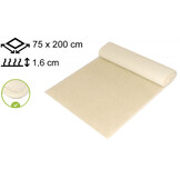 Yogamat Schapenwol 75x200x1,6cm - met bies