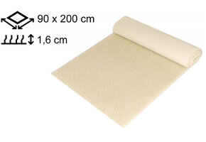 Yogamat Schapenwol 90x200x1,6cm