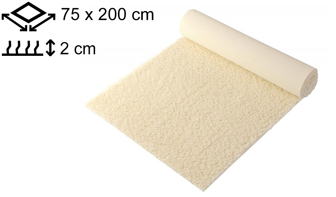 Yogamat Schapenwol 75x200x2cm