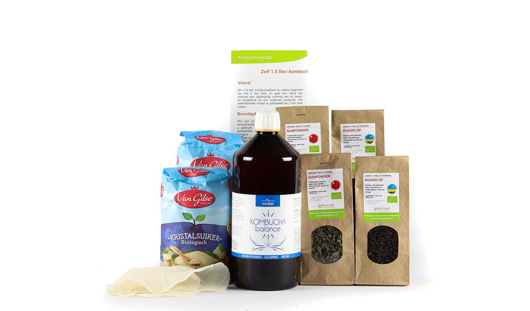 Kombucha Navulpakket - 20 liter