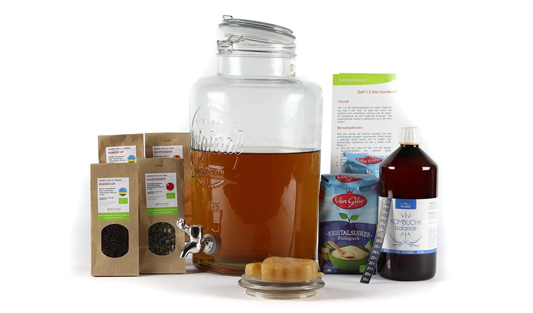 Kombucha Startpakket Basis - 20 liter