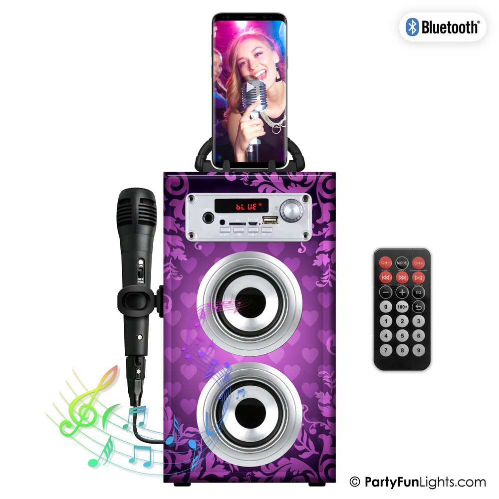 Polaroid party hotsell lights karaoke speaker