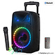 PartyFunLights Bluetooth karaoke party speaker - Party verlichting - microfoon - afstandsbediening PartyFunLights Bluetooth karaoke party speaker - Party verlichting - microfoon - afstandsbediening