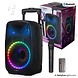PartyFunLights Bluetooth karaoke party speaker - Party verlichting - microfoon - afstandsbediening PartyFunLights Bluetooth karaoke party speaker - Party verlichting - microfoon - afstandsbediening