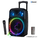 PartyFunLights Bluetooth Karaoke Party Speaker with Wireless Microphone and Remote Control PartyFunLights Bluetooth Karaoke Party Speaker with Wireless Microphone and Remote Control
