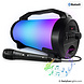 PartyFunLights Bluetooth Karaoke Party Speaker - inclusief microfoon - lichteffecten - met draagbeugel PartyFunLights Bluetooth Karaoke Party Speaker - inclusief microfoon - lichteffecten - met draagbeugel