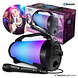 PartyFunLights Bluetooth Karaoke Party Speaker - inclusief microfoon - lichteffecten - met draagbeugel PartyFunLights Bluetooth Karaoke Party Speaker - inclusief microfoon - lichteffecten - met draagbeugel