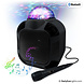 PartyFunLights Bluetooth-Karaoke-Party-Lautsprecher mit Mikrofon und Tragetasche PartyFunLights Bluetooth-Karaoke-Party-Lautsprecher mit Mikrofon und Tragetasche