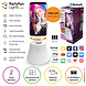 PartyFunLights Bluetooth 360° Smart Tracking Telefonhalterung - Weiß PartyFunLights Bluetooth 360° Smart Tracking Telefonhalterung - Weiß