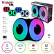 HappyFunToys Color Changing LED Light Up Eyes HappyFunToys Color Changing LED Light Up Eyes