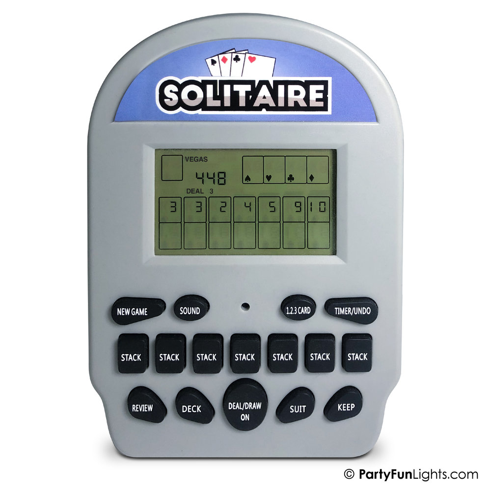HappyFunToys Solitaire Retro Elektronisch Zakspel 2-in-1