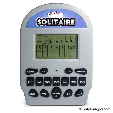 HappyFunToys Solitaire Retro Elektronisch Zakspel 2-in-1