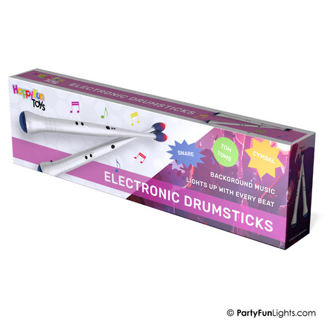 HappyFunToys Elektronische Drum Sticks mit mehrere Sounds und Spuren HappyFunToys Elektronische Drum Sticks mit mehrere Sounds und Spuren