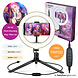 PartyFunLights Selfie Ringlamp LED - met statief en telefoonhouder - USB - diameter 20 cm PartyFunLights Selfie Ringlamp LED - met statief en telefoonhouder - USB - diameter 20 cm