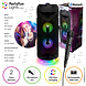 PartyFunLights Bluetooth Karaoke Party Set with Microphone and Lighting Effects PartyFunLights Bluetooth Karaoke Party Set with Microphone and Lighting Effects