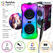 PartyFunLights Bluetooth Karaoke Party Set - front wisselt van kleur - incl. microfoon PartyFunLights Bluetooth Karaoke Party Set - front wisselt van kleur - incl. microfoon
