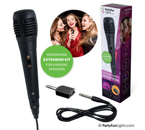 PartyFunLights Karaoke Microfoon Uitbreidingsset