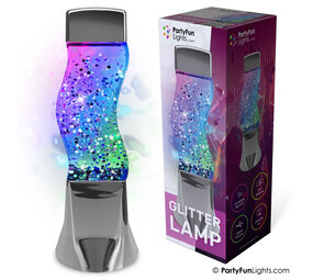 PartyFunLights Glitter Lampe