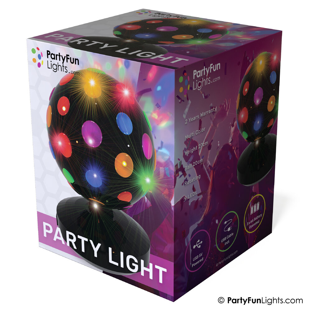 PartyFunLights USB multi-Color Party Lamp