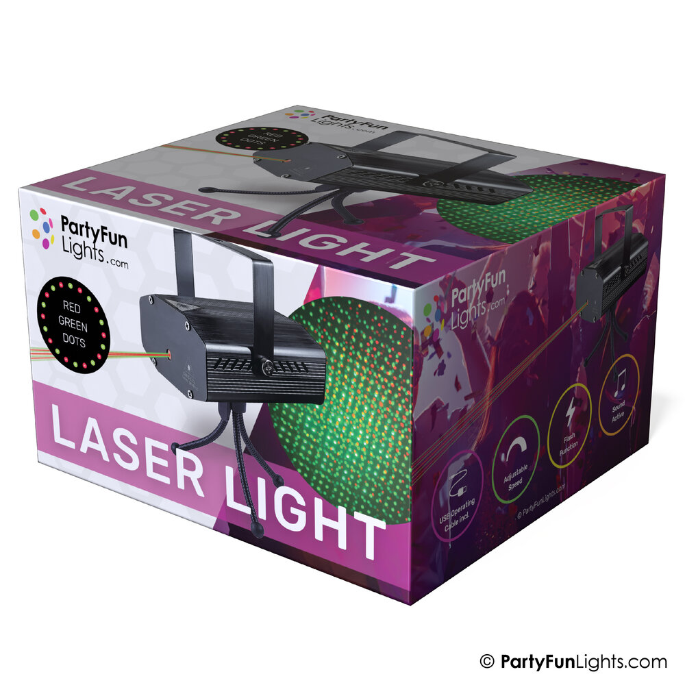 PartyFunLights Laser Lamp Geluidsactief PartyFunLights Laser Lamp Geluidsactief