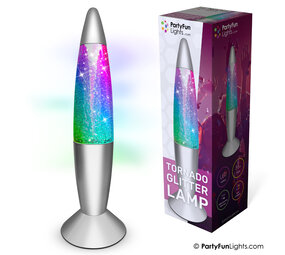 PartyFunLights Glitterlamp kleurveranderend