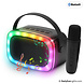 PartyFunLights Karaoke Party Speaker with Light Effects