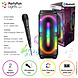 PartyFunLights Karaoke Party Speaker with Light Effects