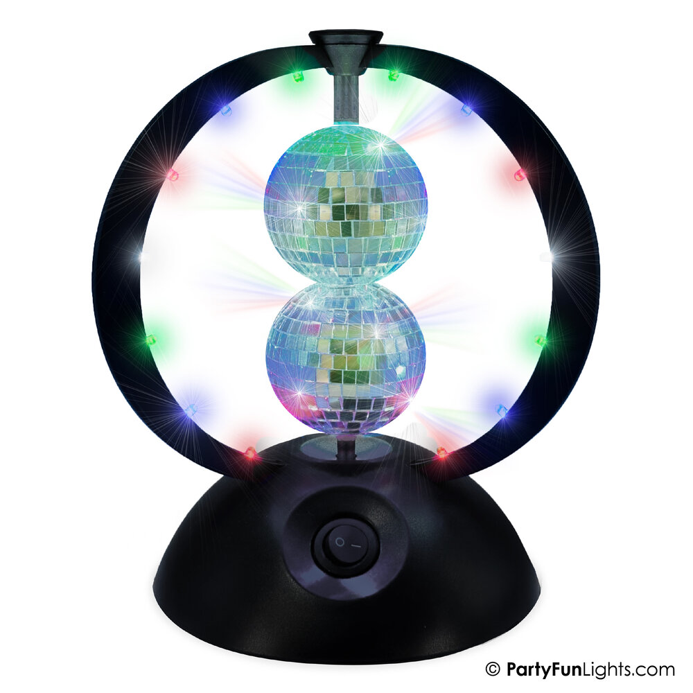 PartyFunLights Multi-Color Rotating Party Light USB Powered