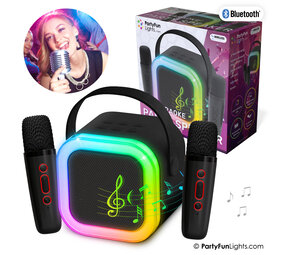 PartyFunLights Duo Karaoke Party-luidspreker