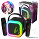 PartyFunLights Wireless Duo Karaoke Party Speaker USB powered