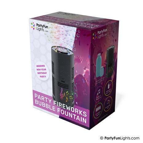 PartyFunLights Party Fireworks Bubble Fountain