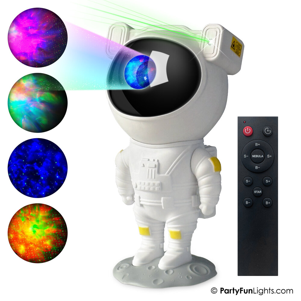 PartyFunLights Astronaut Starlight Laser Projector