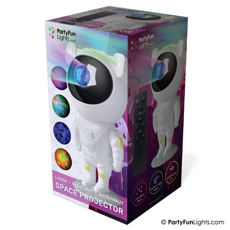 PartyFunLights Astronaut Starlight Laser Projector