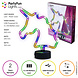 PartyFunLights Meerkleurige LED-neon eenhoornlamp op batterijen of USB.