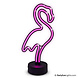 PartyFunLights Pink LED Neon Flamingo Lamp on Battery or USB PartyFunLights Pink LED Neon Flamingo Lamp on Battery or USB